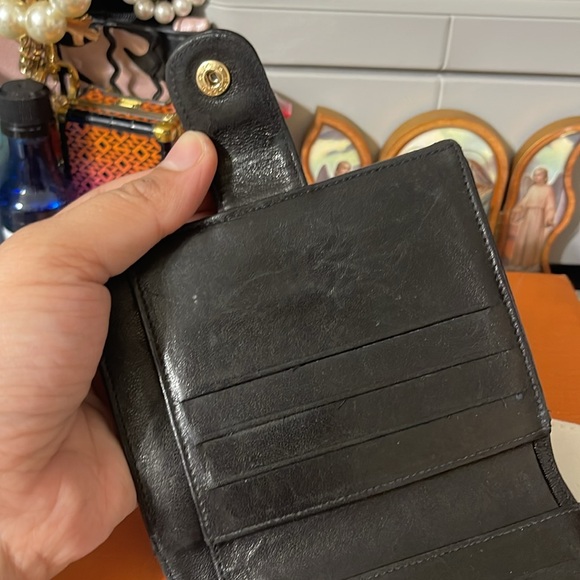 Authentic Vintage CHANEL CC Small Compact Timeless Flap Black Wallet - Picture 7 of 11